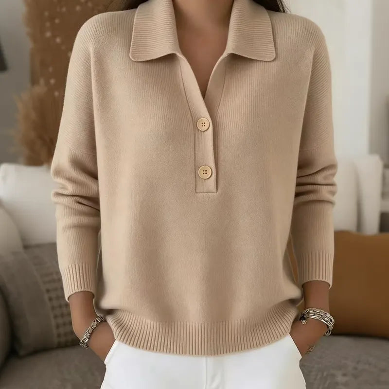 Belisara - Soft-Touch V-Neck Sweater
