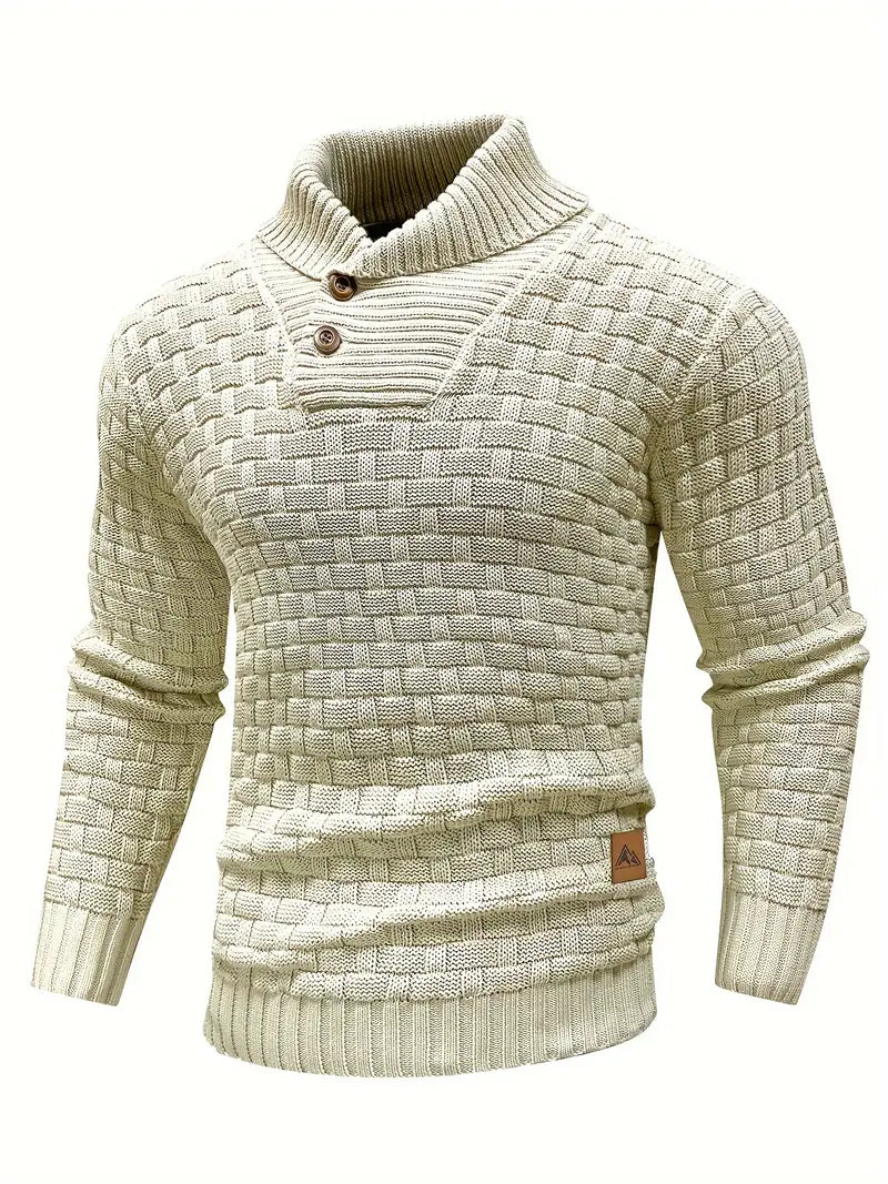 Nevan - Textured Knit Jumper