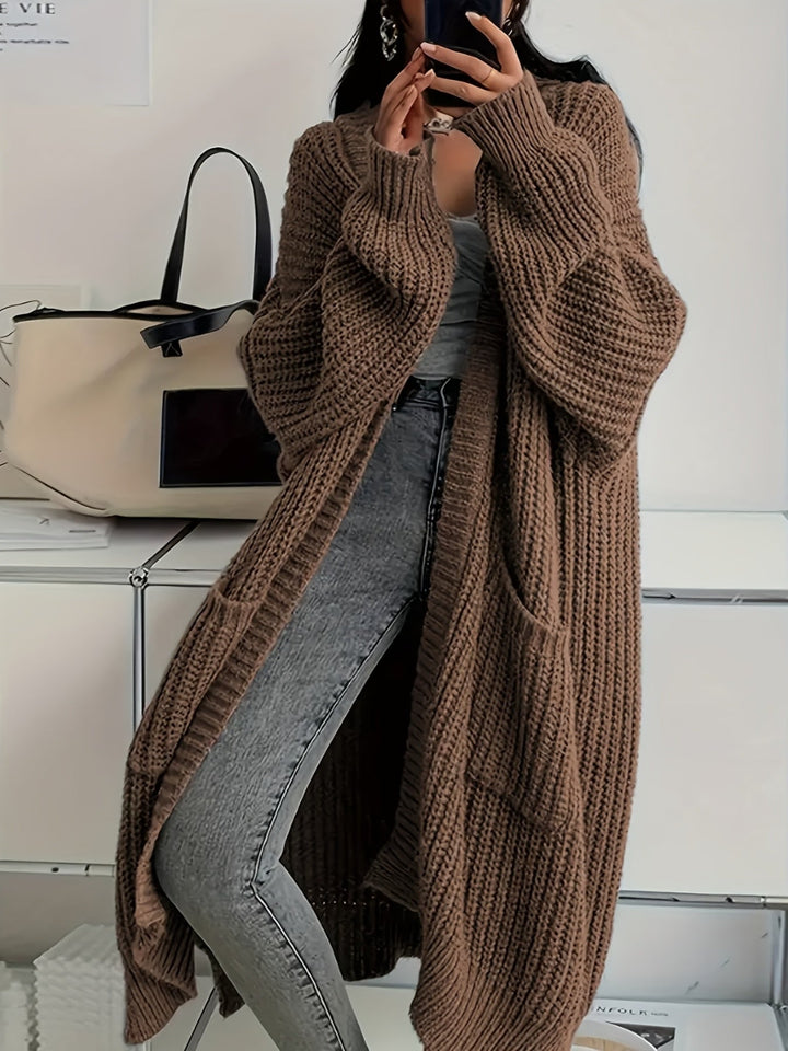 Rosalienne - Soft-Touch Longline Cardigan