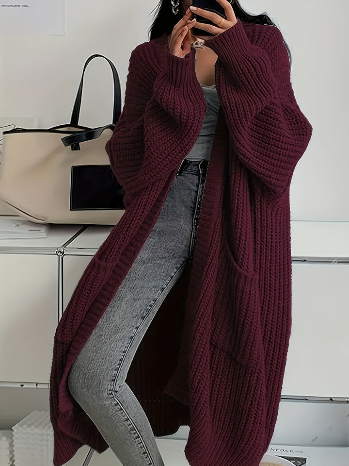 Rosalienne - Soft-Touch Longline Cardigan