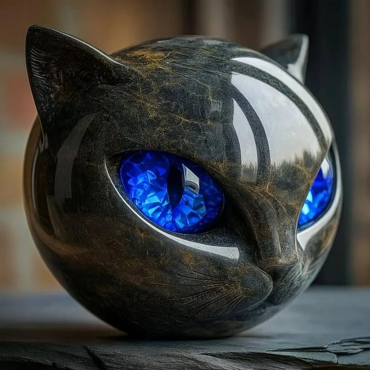 Bellanora - Sculptural Cat Head Ornament