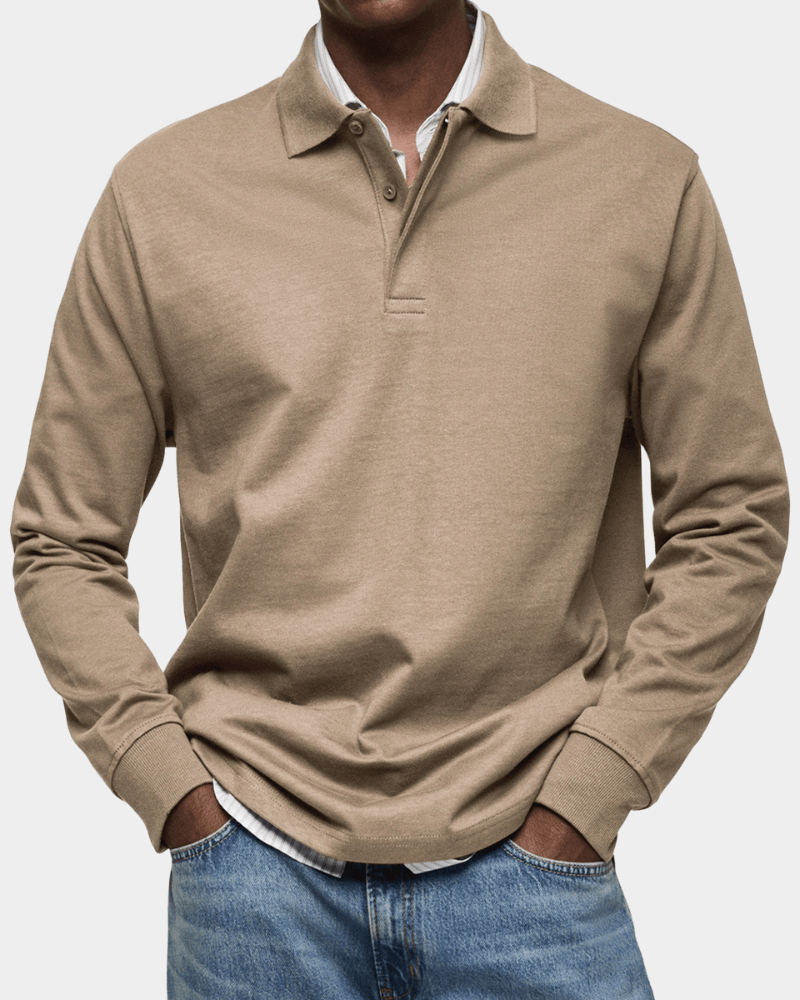 Taevan - Textured Knit Polo