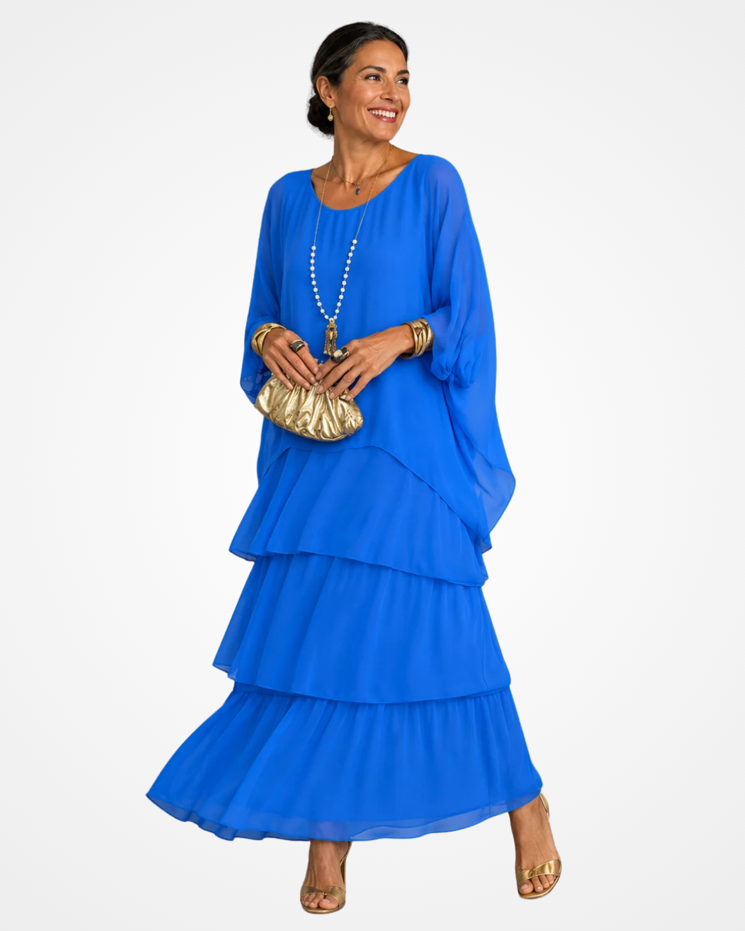 Sylvia - Soft-Touch Flowing Maxi Dress