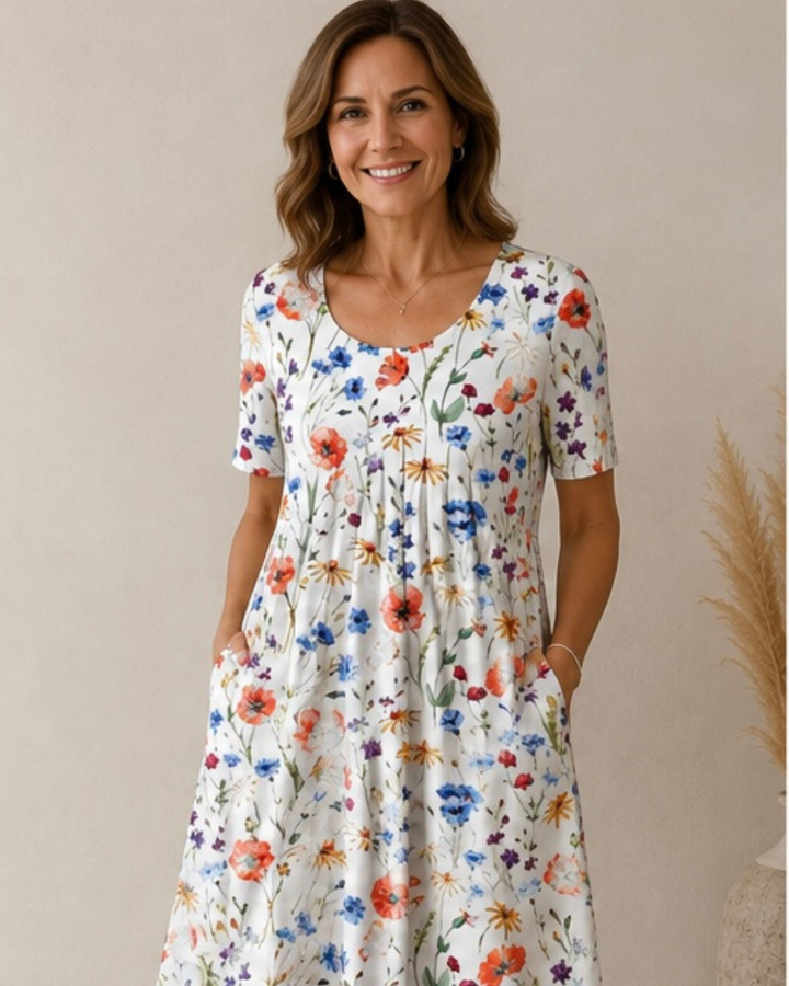 Ailith - Soft-Touch Draped Dress