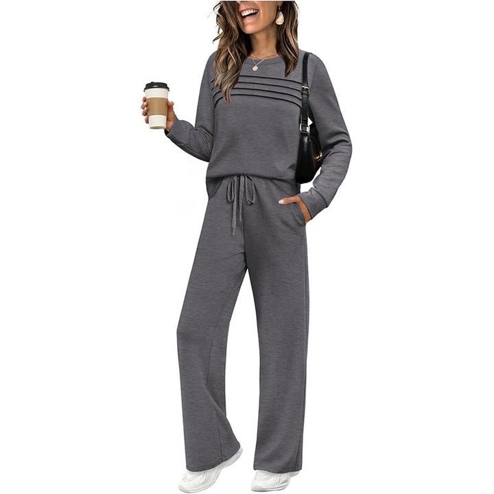 Elanoria - Relaxed Long Sleeve Two Piece Set