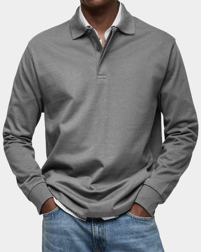 Taevan - Textured Knit Polo
