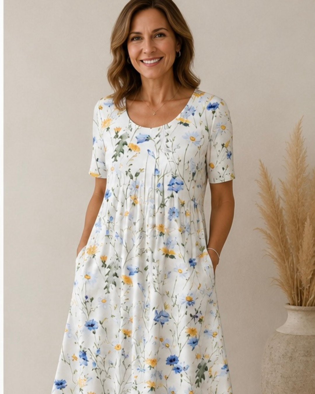 Ailith - Soft-Touch Draped Dress
