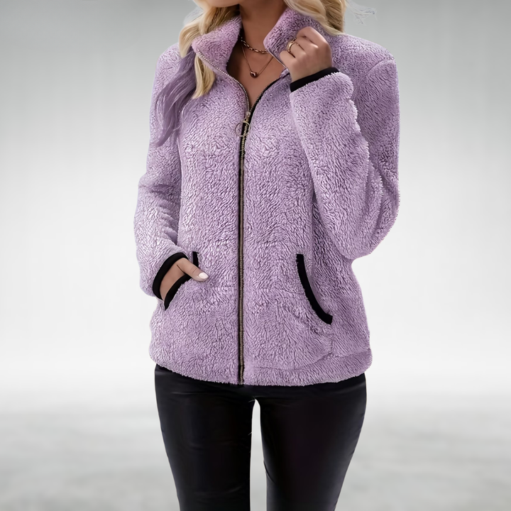 Zafrielle - Soft-Touch Zip-Up Jacket