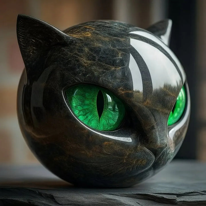 Bellanora - Sculptural Cat Head Ornament