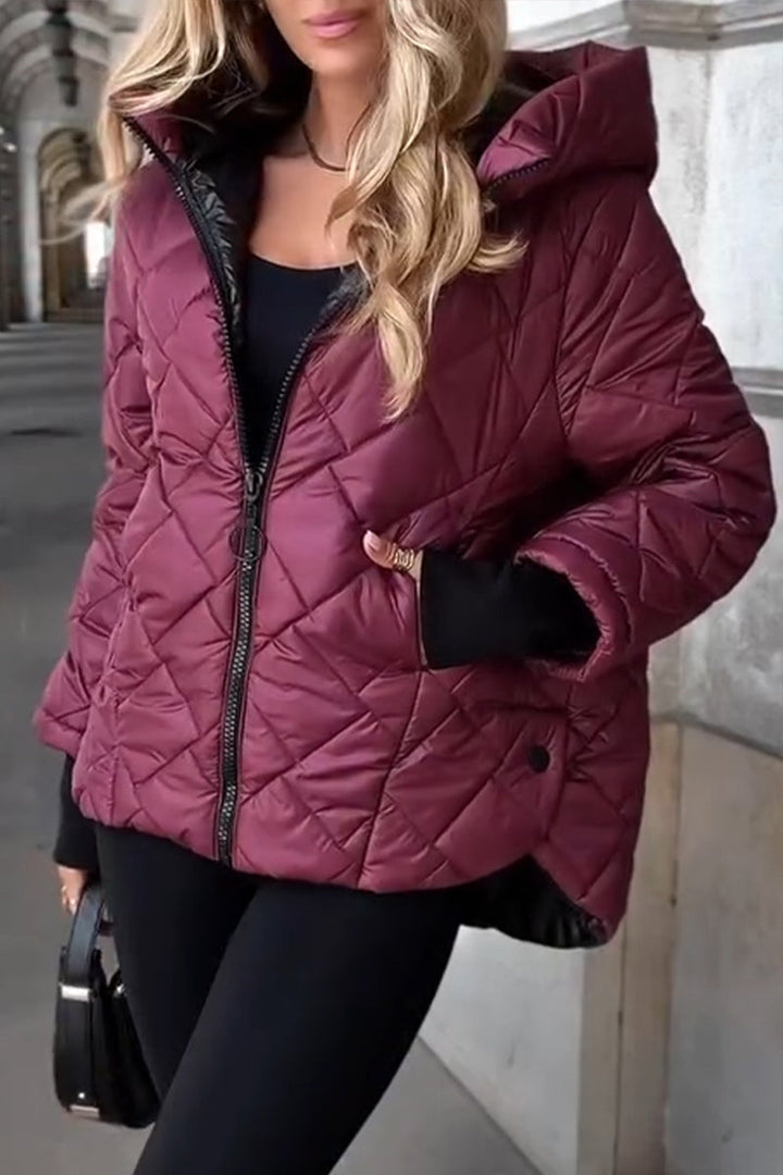 Delisara - Quilted Hooded Puffer Jacket