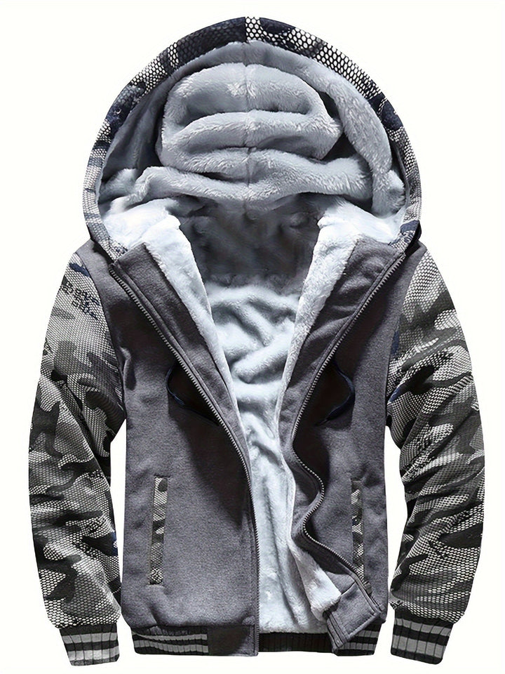 Dax - Heavyweight Camouflage Zip Hoodie