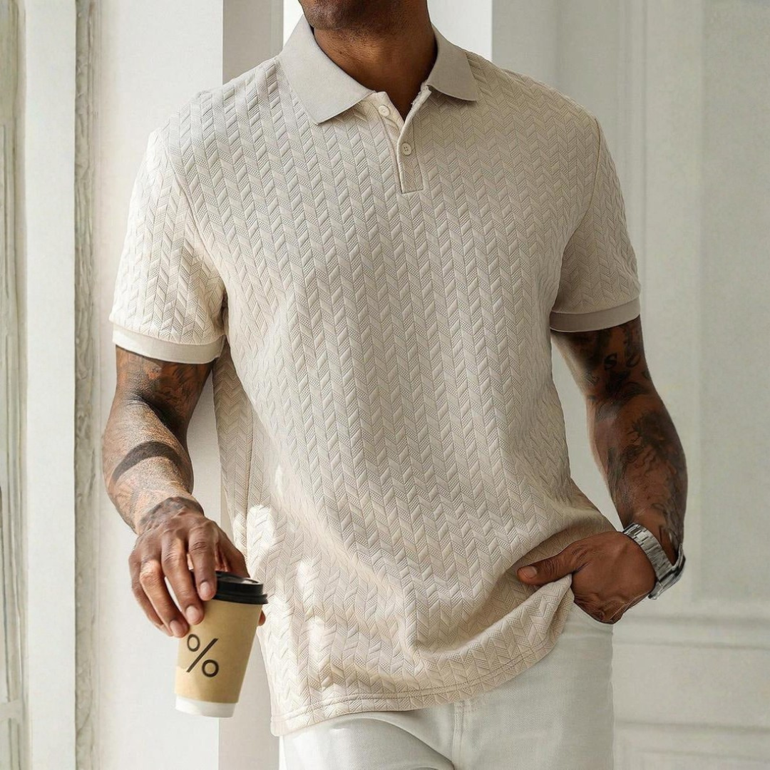 Halver - Textured Polo