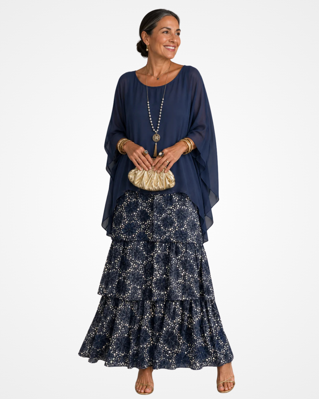 Sylvia - Soft-Touch Flowing Maxi Dress