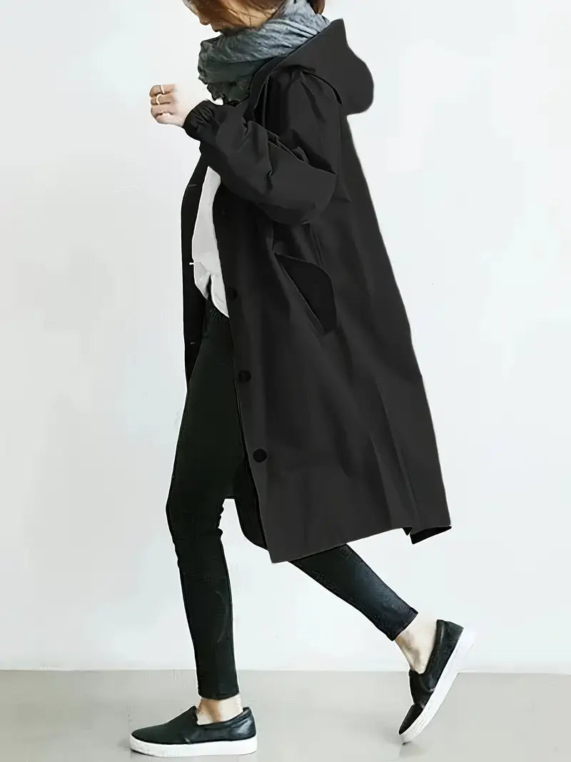 Lyonesse - Water-Resistant Oversized Trench Coat