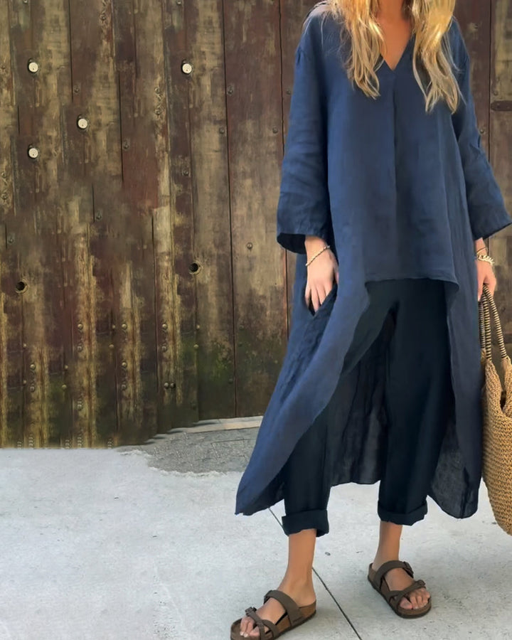 Alessa - Breezy Linen Two-Piece Set
