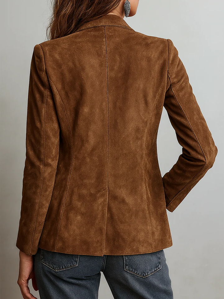 Mirevalle - Vintage Suede Tailored Blazer