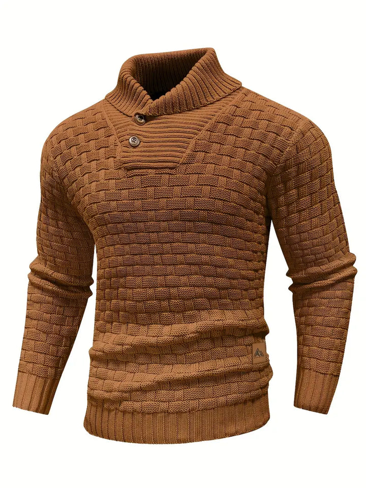 Nevan - Textured Knit Jumper
