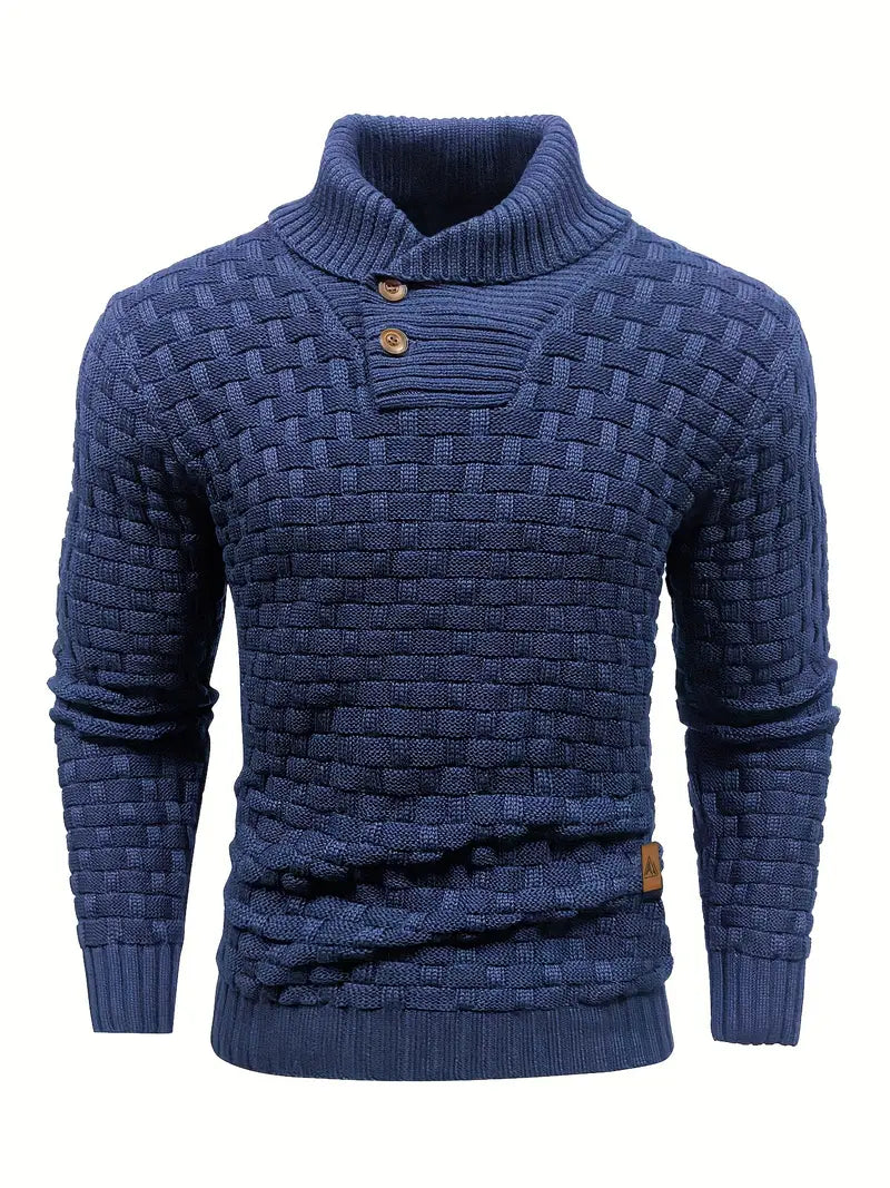 Nevan - Textured Knit Jumper