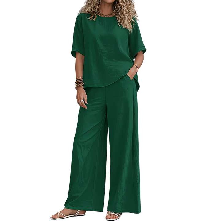 Annavie - Breathable Linen Two-Piece Set