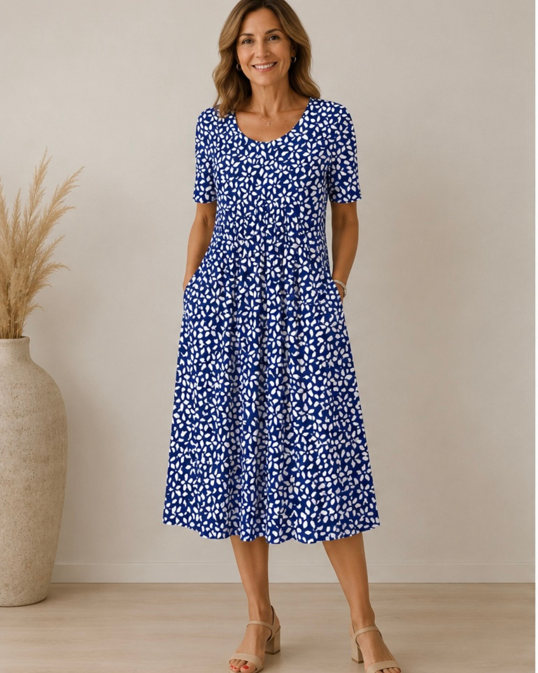 Ailith - Soft-Touch Draped Dress