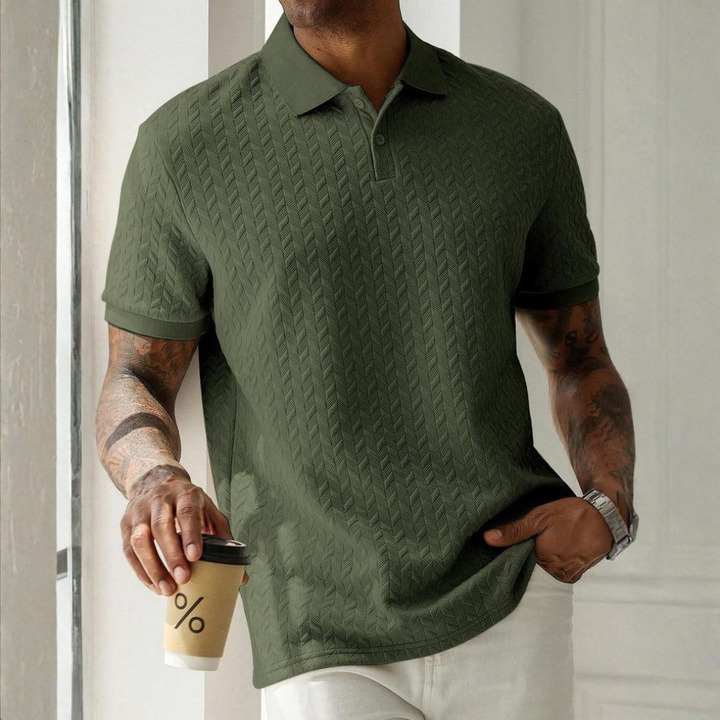 Halver - Textured Polo