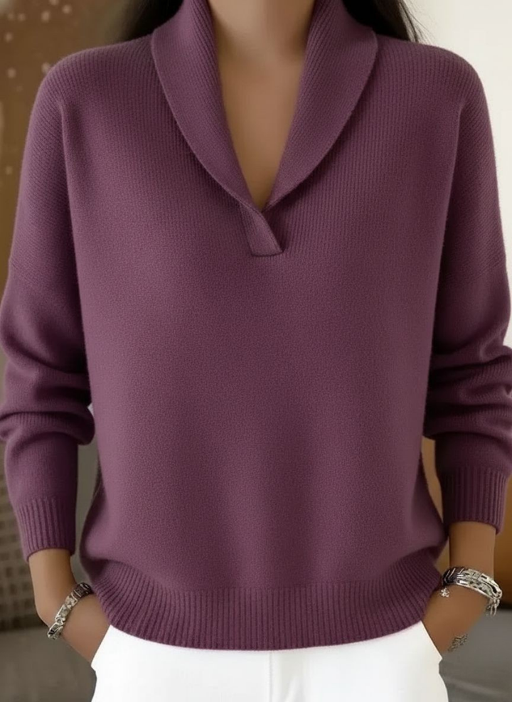 Cybele - Soft-Touch V-Neck Jumper