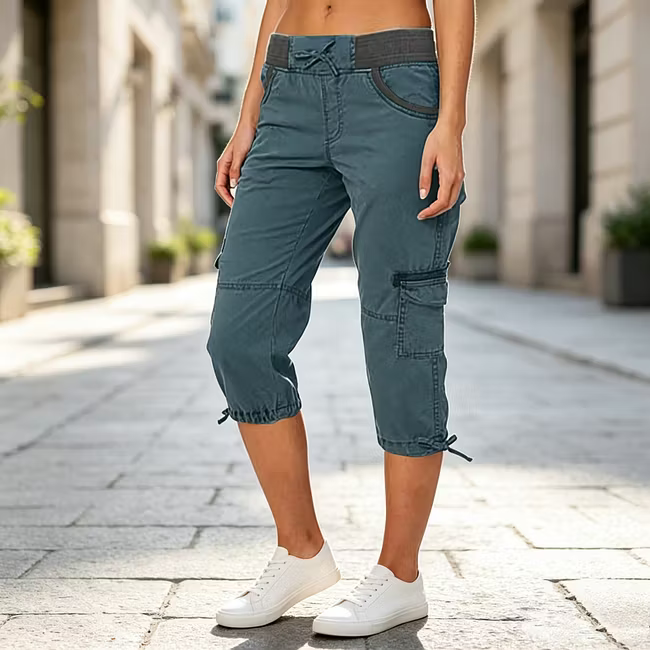 Astrelia - Utility Cargo Capri Pants