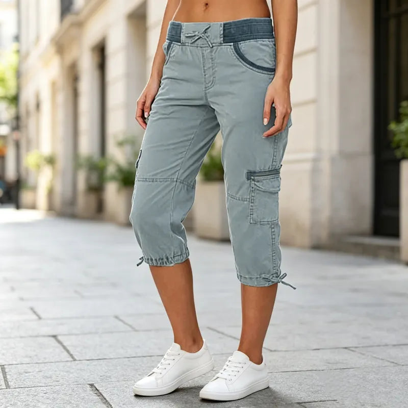 Astrelia - Utility Cargo Capri Pants
