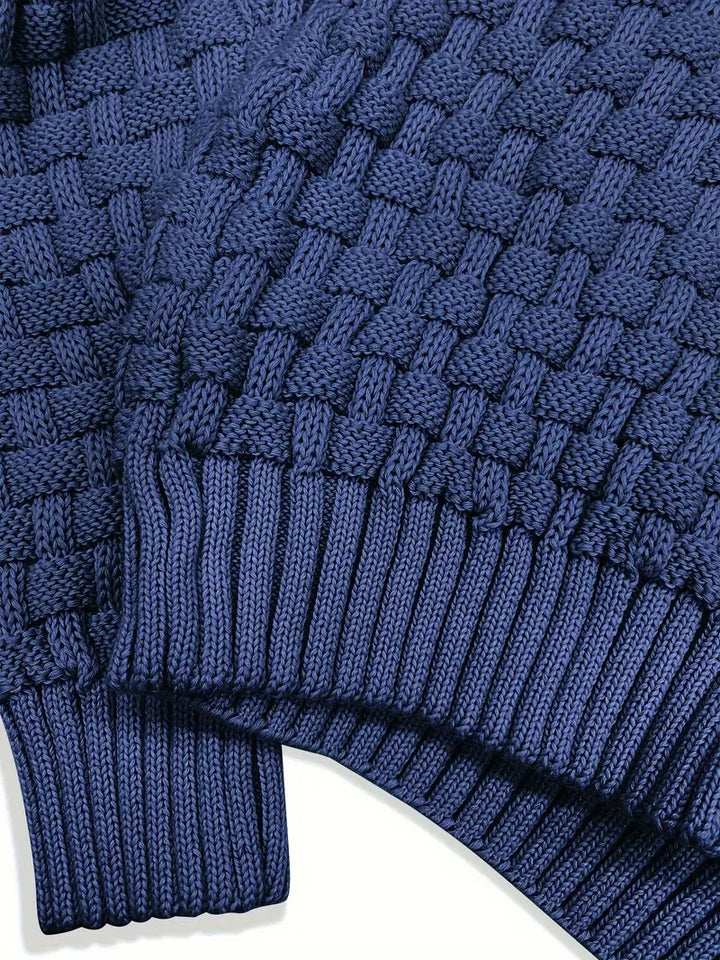 Nevan - Textured Knit Jumper