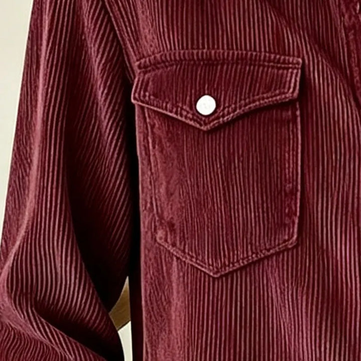 Loredana - Soft-Touch Button-Up Shirt