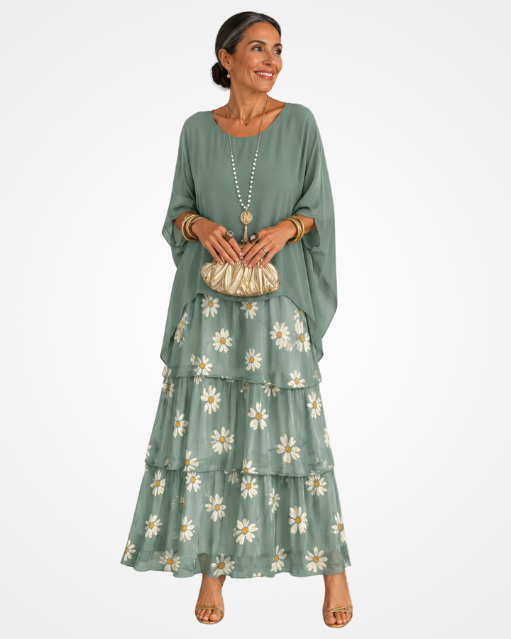 Sylvia - Soft-Touch Flowing Maxi Dress