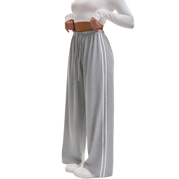 Adorielle - Sporty Stripe Wide Leg Pants