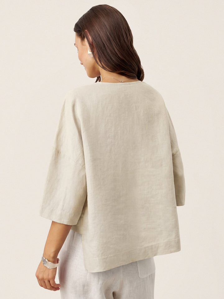 Anaviera - Layered Linen Tunic