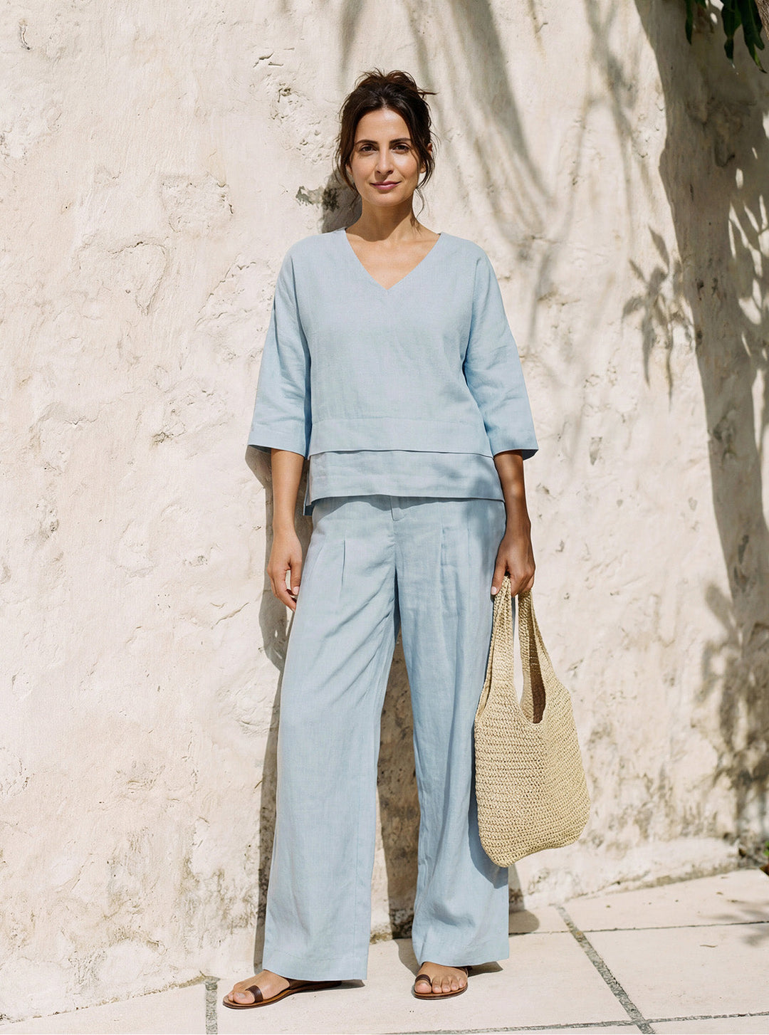 Anaviera - Layered Linen Tunic
