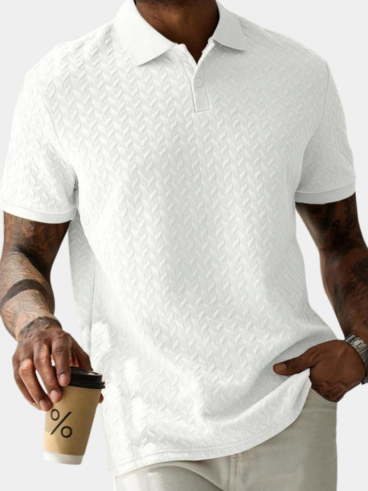 Halver - Textured Polo