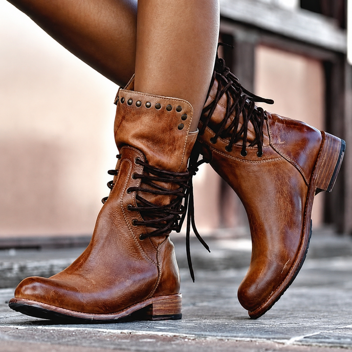 Amelisse - Cozy-Lined Ankle Boots