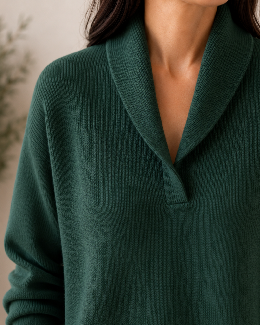Amandina - Soft-Touch V-Neck Jumper