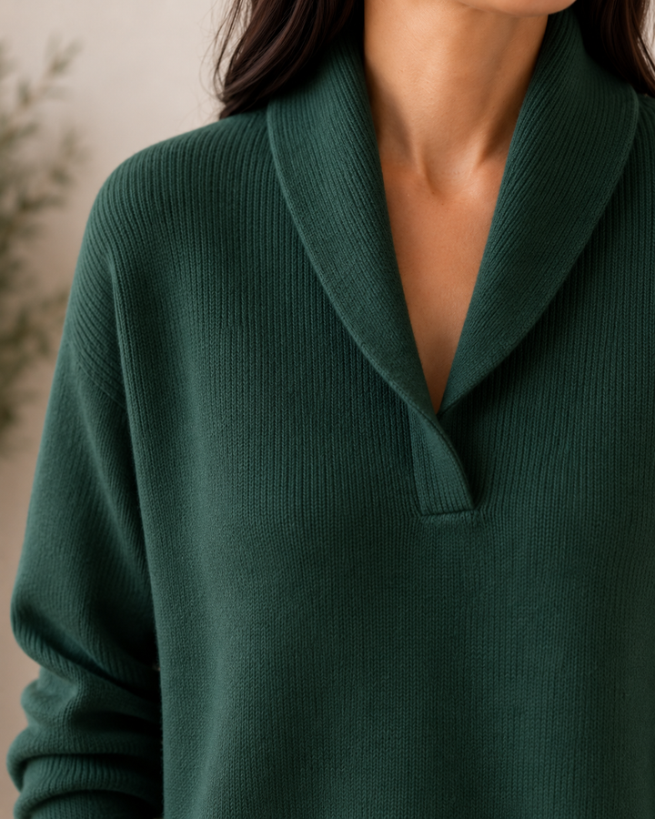 Amandina - Soft-Touch V-Neck Jumper
