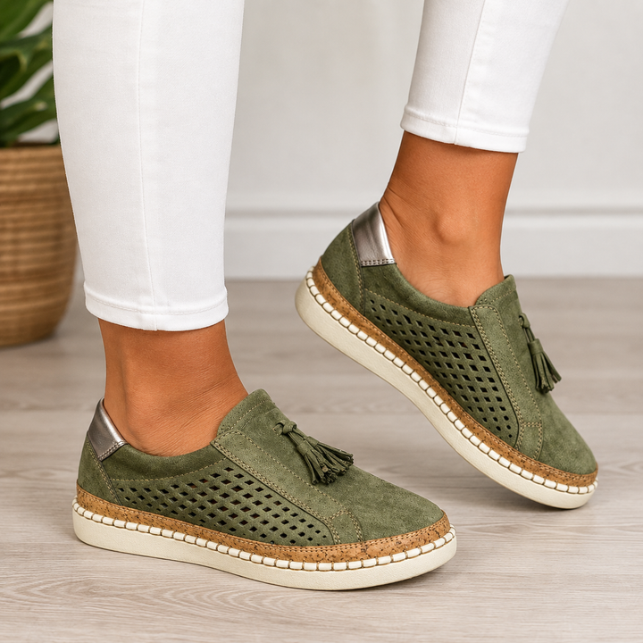 Jessavira - Cushioned Slip-On Loafers