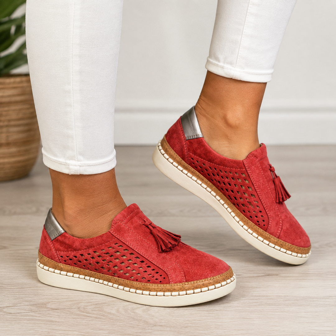 Jessavira - Cushioned Slip-On Loafers
