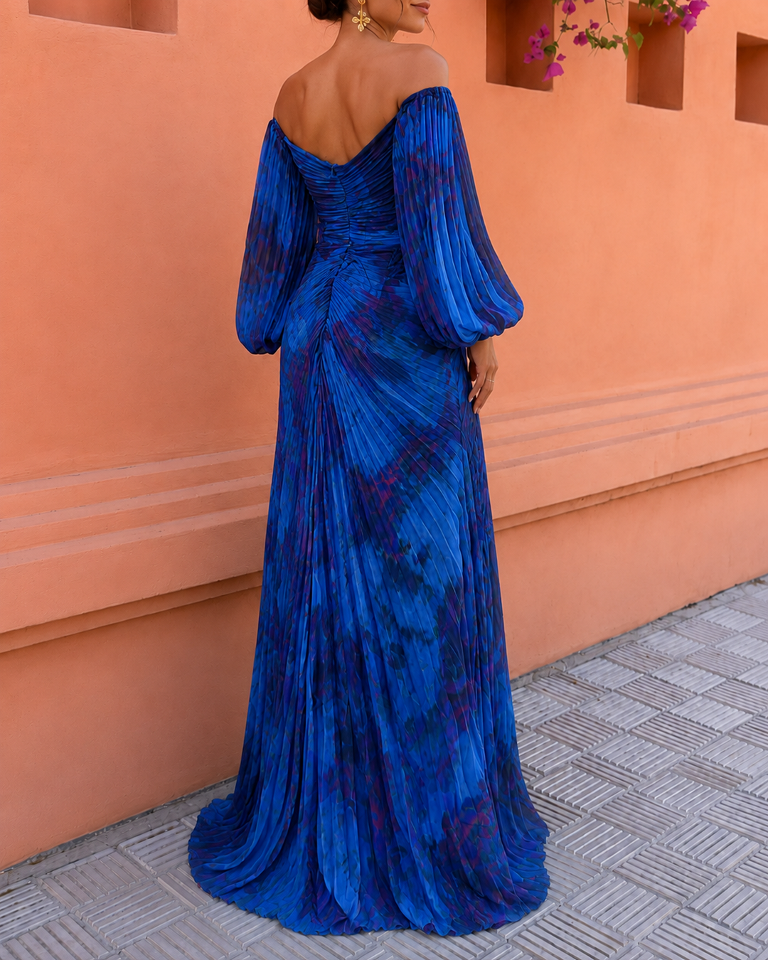 Avalora - Elegant Floral Maxi Dress