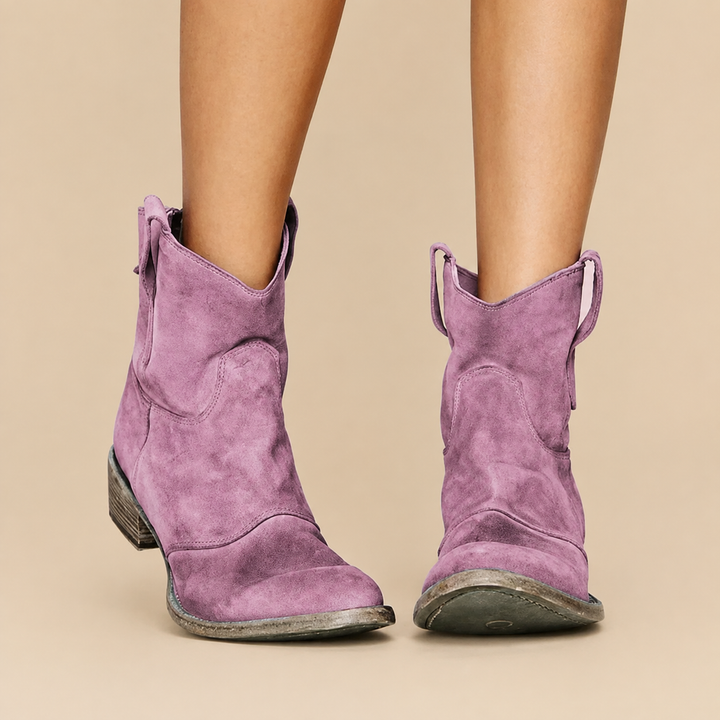 Avelina - Premium Low-Heel Ankle Boots