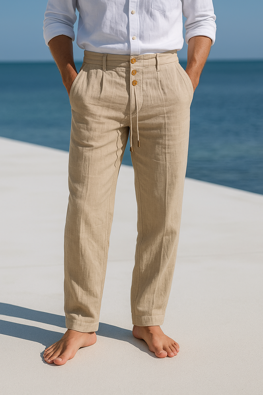 Jarven - Breathable Linen Trousers