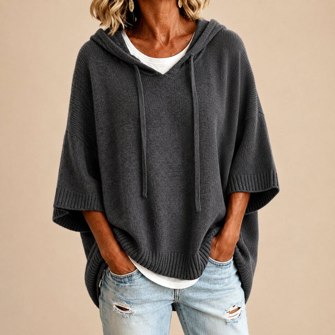 Aliza - Soft-Touch Hooded Sweatshirt