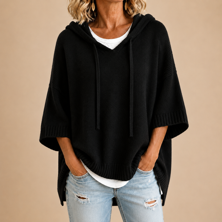 Aliza - Soft-Touch Hooded Sweatshirt