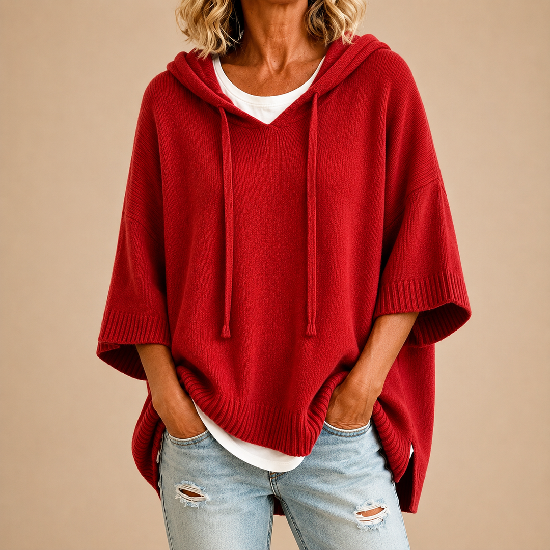 Aliza - Soft-Touch Hooded Sweatshirt
