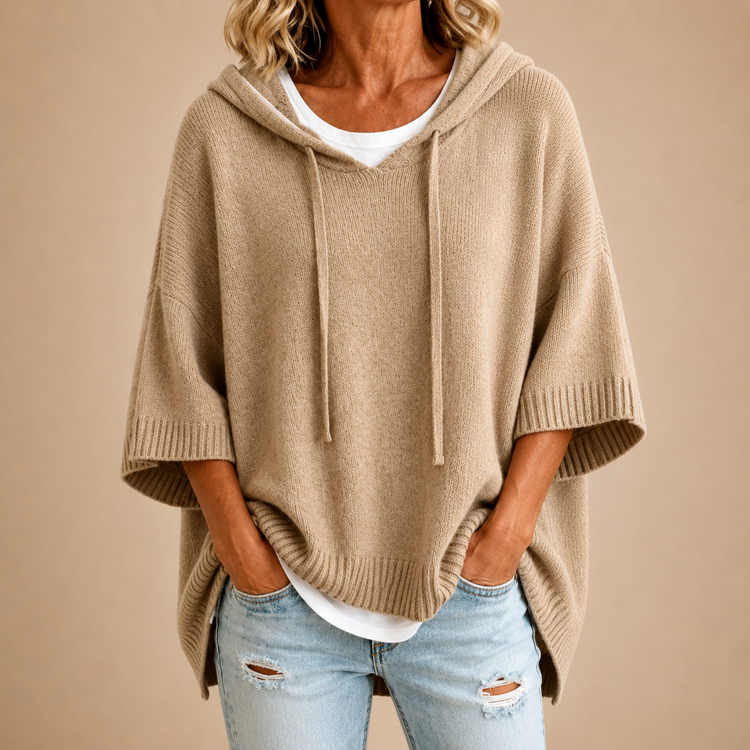 Aliza - Soft-Touch Hooded Sweatshirt