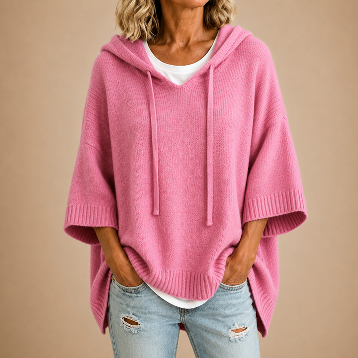 Aliza - Soft-Touch Hooded Sweatshirt