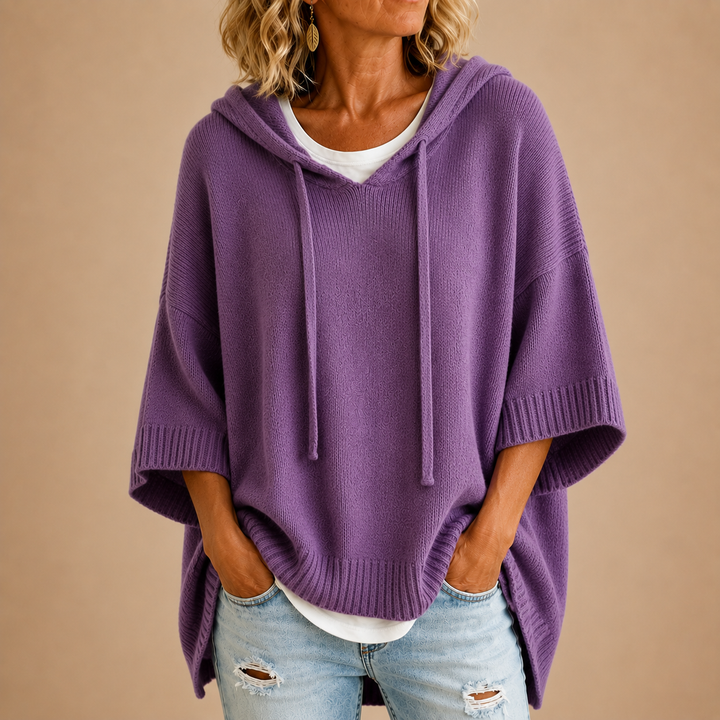 Aliza - Soft-Touch Hooded Sweatshirt