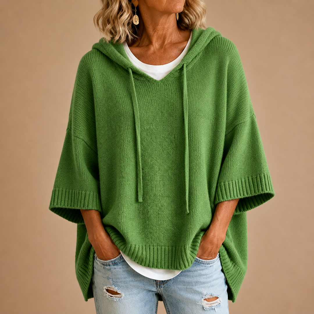 Aliza - Soft-Touch Hooded Sweatshirt